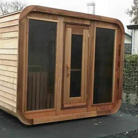 6 6 Persoons Veluwe Met Sauna En Grillhuis 펜션 *